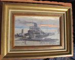 Giovanni Zangrando (1867-1941) - Schiff in einem Hafen