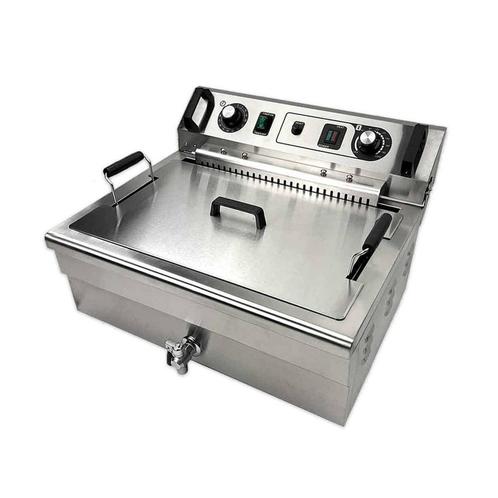 HCB Friteuse - 20 liter - 400V - RVS, Zakelijke goederen, Horeca | Keukenapparatuur, Nieuw in verpakking, Fornuis, Frituur en Grillen