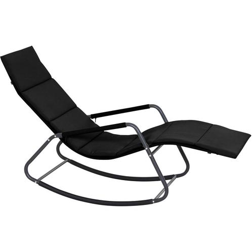 Siena Garden Aliano ligbed staal/Ranotex®-weefsel 143x57 cm, Tuin en Terras, Tuinsets en Loungesets, Ophalen of Verzenden
