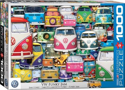 VW Funky Jam Puzzel (1000 stukjes) | Eurographics - Puzzels, Hobby en Vrije tijd, Denksport en Puzzels, Nieuw, Verzenden
