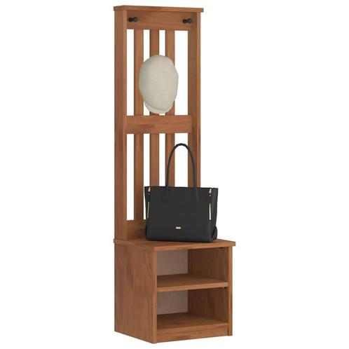 vidaXL Halboom SANDENS 45x40x159,5 cm massief grenenhout, Huis en Inrichting, Banken | Voetenbanken en Poefen, Nieuw, Verzenden