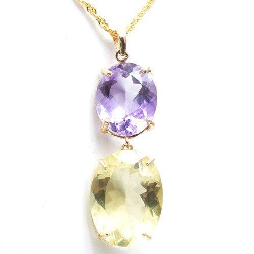 Zonder Minimumprijs - Hanger - 18 karaat Geel goud Gemengde, Sieraden, Tassen en Uiterlijk, Antieke sieraden