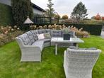 Prachtige grote diningset met hoge tafel en stoel, Tuin en Terras, Meer dan 8 zitplaatsen, Zo goed als nieuw, Bank, Loungeset