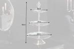 Elegante taartschaal ORIENT 50cm zilver in Rijsthamer-design, Ophalen of Verzenden, Nieuw