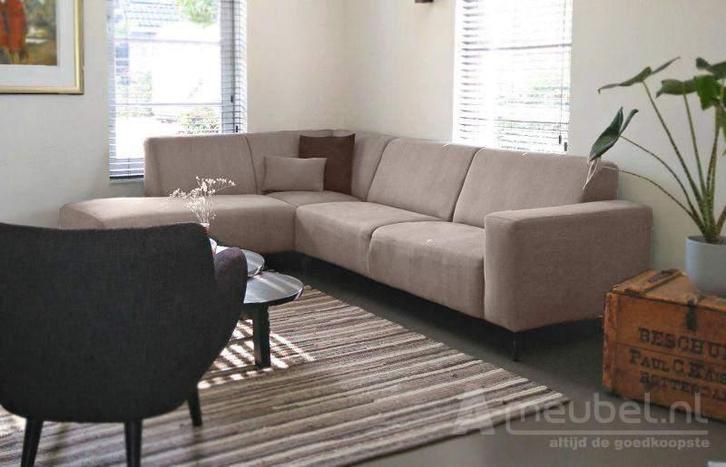 Hoekbank Maarssen - hoekbanken - Beige, Huis en Inrichting, Banken | Sofa's en Chaises Longues, Nieuw, Stof