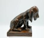 Julius Scharvogel - Ludwig Habich - sculptuur, Bloodhound, Antiek en Kunst