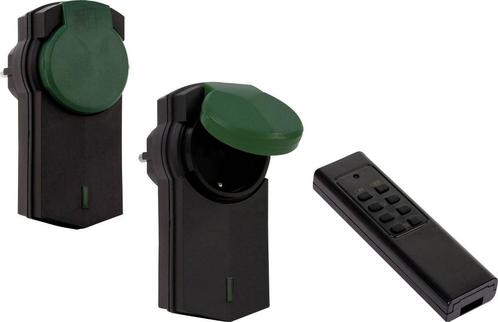 Stekkerdoos voor buiten - afstandbediening - 2 stuks, Tuin en Terras, Buitenverlichting, Ophalen of Verzenden