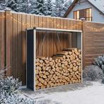 [casa.pro] Stalen brandhout rek Kalmar houtopslag 155x45x157, Verzenden