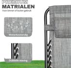 2dekans | Vaive Luxe Tuinstoelen Duoset - Verstelbare, Ophalen of Verzenden, Zo goed als nieuw