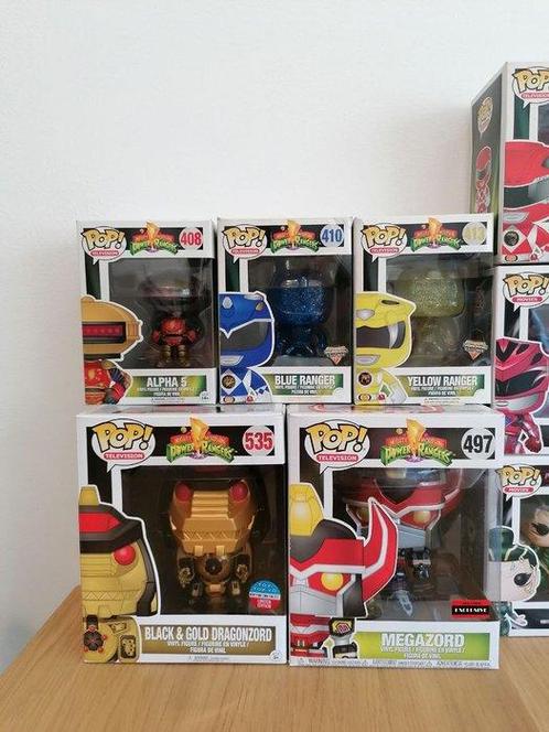 Funko - Funko Pop Power Rangers, Red Ranger, Yellow morphing, Antiek en Kunst, Antiek | Speelgoed