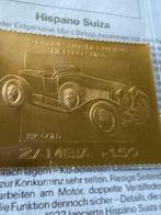 Zambia. Gold medal Hispano Suiza Boulogne, 1/50 Oz (.917)