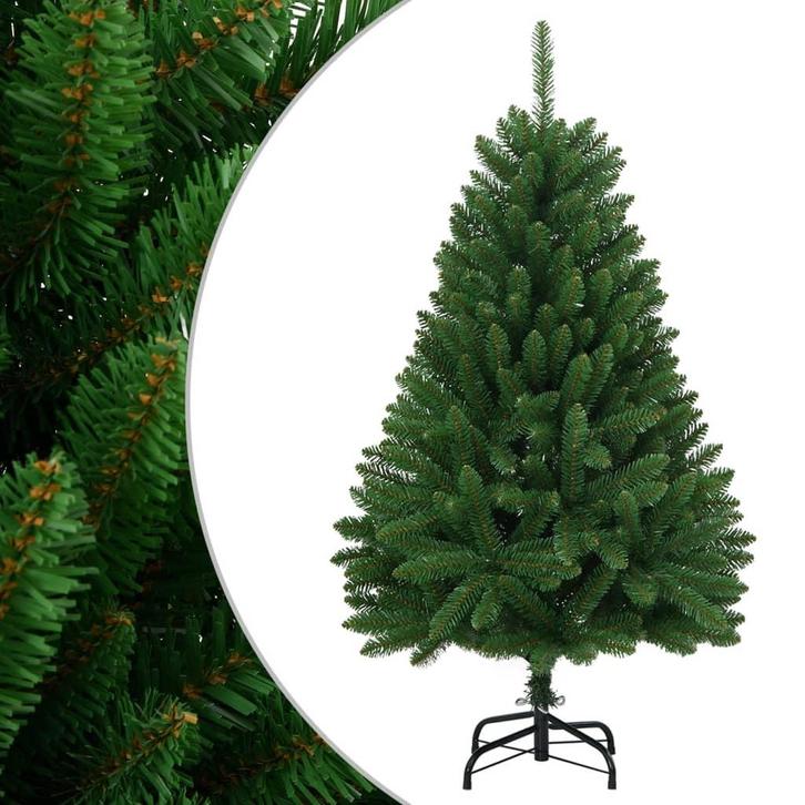 vidaXL Kunstkerstboom met scharnieren met standaard 120 cm, Diversen, Kerst, Nieuw, Verzenden