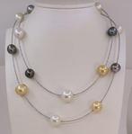 Halsketting Platina, ALGT-gecertificeerde South Sea- en, Sieraden, Tassen en Uiterlijk, Kettingen, Nieuw