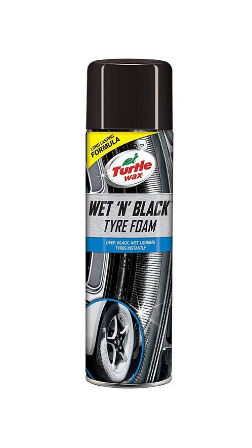 Turtle Wax Wet N Zwart Bandenfoam 500ml, Motoren, Accessoires | Onderhoudsmiddelen, Verzenden