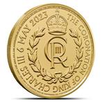 Gouden Britannia 1/4 oz 2023 King Charles Coronation, Verzenden, Overige landen, Losse munt, Goud