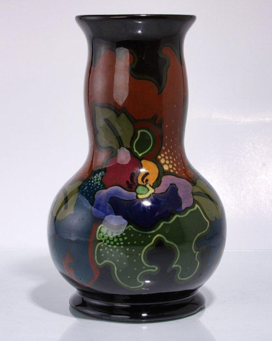 Regina Pottery Gouda - Vaas - Levendige Nederlandse kunst, Antiek en Kunst, Antiek | Glas en Kristal