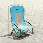 TRUUSK Set Van 2 Opvouwbare Campingstoelen Met Drankhouder,, Caravans en Kamperen, Verzenden, Nieuw