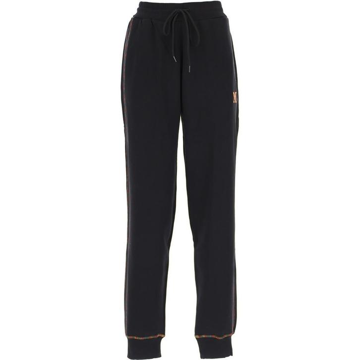 M Missoni • zwarte relaxte broek met logo • XS, Kleding | Dames, Broeken en Pantalons, Zwart, Nieuw, Maat 34 (XS) of kleiner, Verzenden