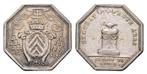 Oktogonale zilver medaille o J Frankreich: Rouen-normandie, Postzegels en Munten, Penningen en Medailles, Verzenden