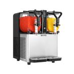GGM Gastro | Slush machine - 2x 3 liter - Zwart/Zilver |, Verzenden, Nieuw in verpakking