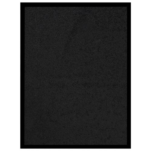 vidaXL Deurmat 40x60 cm zwart, Tuin en Terras, Deurmatten, Nieuw, Verzenden