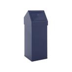 Carro-Push afvalbak met pushklep 55 ltr - blauw, Verzenden, Nieuw
