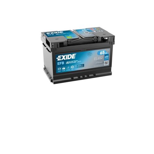 Exide EFB accu | EL652 | 12V 65Ah, Auto-onderdelen, Accu's en Toebehoren, Ophalen of Verzenden