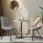 2 Luxe Draaistoelen Eetkamer – 360° – Hoge Rug – Gestoffeer, Huis en Inrichting, Stoelen, Verzenden, Nieuw