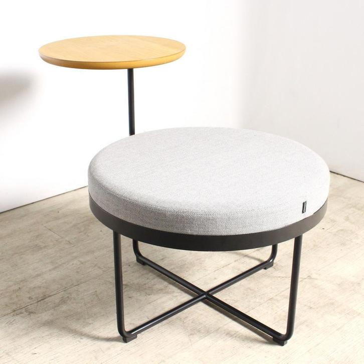 Johanson Shima poef met tafel, grijs-zwart, Zakelijke goederen, Kantoor en Winkelinrichting | Kantoormeubilair en Inrichting, Ophalen of Verzenden