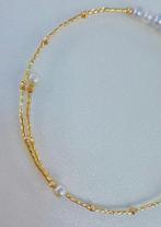 Zonder Minimumprijs - Parure - 18 karaat Geel goud, parel, Sieraden, Tassen en Uiterlijk, Antieke sieraden