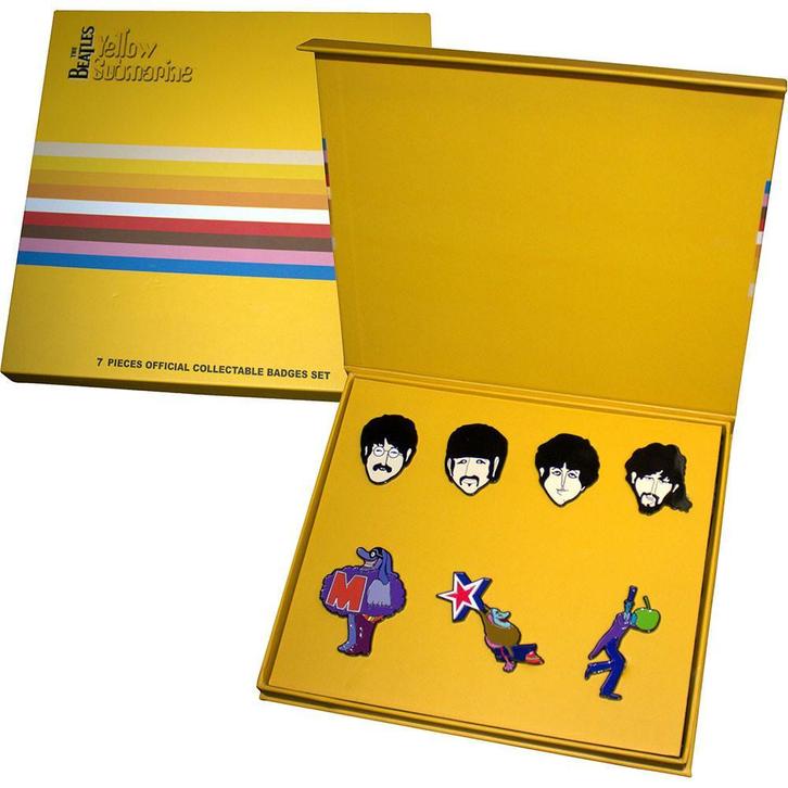 The Beatles Yellow Submarine Characters - Pin set off merch., Verzamelen, Muziek, Artiesten en Beroemdheden, Kleding, Nieuw, Ophalen of Verzenden