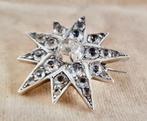 Zonder minimumprijs - Broche Zilver - Antieke ster 925
