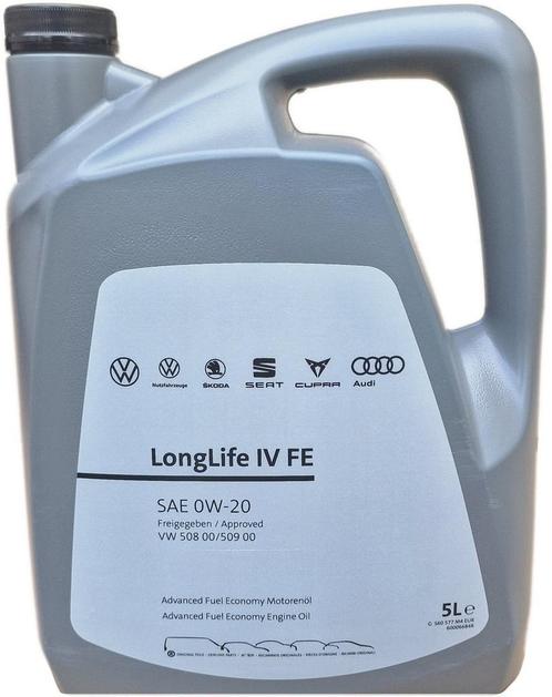 Volkswagen 0W20 Longlife IV FE 5 Liter, Auto diversen, Onderhoudsmiddelen, Ophalen of Verzenden