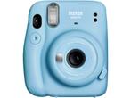 Fujifilm Instax Mini 11 Camera - Licht Blauw (Sky Blue), Audio, Tv en Foto, Fotocamera's Analoog, Zo goed als nieuw, Verzenden