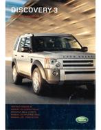 2007 LAND ROVER DISCOVERY 3 INSTRUCTIEBOEKJE NEDERLANDS, Auto diversen, Handleidingen en Instructieboekjes