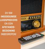 Classic Phono Retro Platenspeler - Bluetooth - Auto-stop -, Verzenden, Zo goed als nieuw