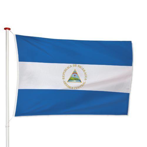 Nicaraguaanse Vlag 40x60cm, Diversen, Vlaggen en Wimpels, Nieuw, Verzenden