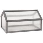 TRUUSK Kweekbak Van Hout, Mini Broeikas 90 X 52 X 49,5 Cm, B, Tuin en Terras, Verzenden