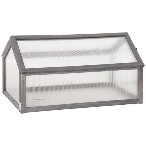TRUUSK Houten Kweekbak 90 x 52 x 49,5 cm - Met Deksel - Lich, Tuin en Terras, Aarde en Mest, Verzenden