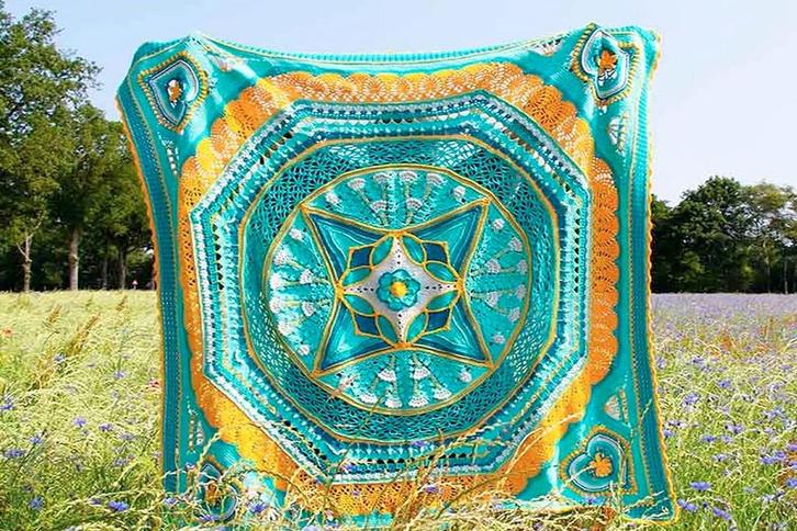 Scheepjes CAL Universe in Bloom - Seaside kit - Cotton Cre, Hobby en Vrije tijd, Breien en Haken, Ophalen of Verzenden