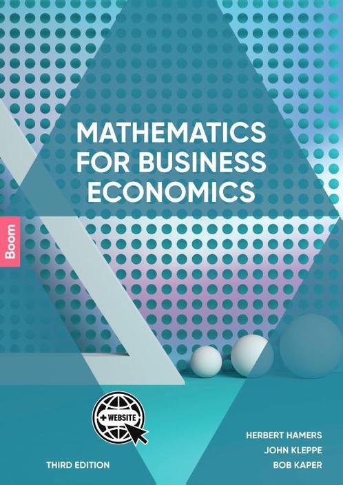 Mathematics for Business Economics 9789024428427, Boeken, Taal | Engels, Zo goed als nieuw, Verzenden