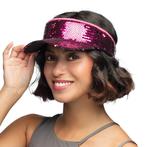 Zonneklep Blitz Pailletten Fuchsia, Ophalen of Verzenden, Nieuw