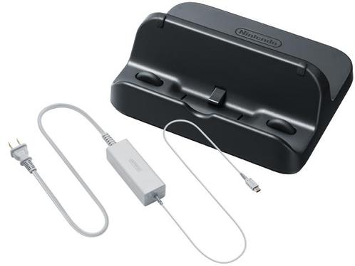 Wii U GamePad Cradle + AC Adapter, Spelcomputers en Games, Spelcomputers | Nintendo Wii U, Zo goed als nieuw, Ophalen of Verzenden