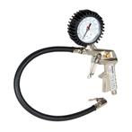 Silverline Bandenpomp met manometer - 40 cm slang - Max...., Ophalen of Verzenden, Nieuw