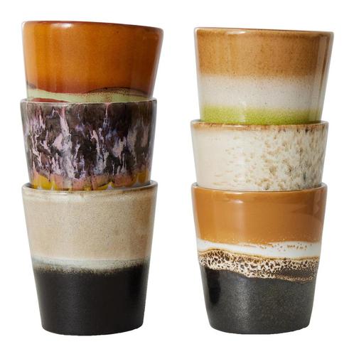 20% Korting | HKliving 70s Mok, Huis en Inrichting, Keuken | Servies, Zo goed als nieuw, Overige materialen, Verzenden