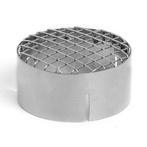 Wallas Inlaatrooster RVS Kachelmontage 75mm, Ophalen of Verzenden, Nieuw