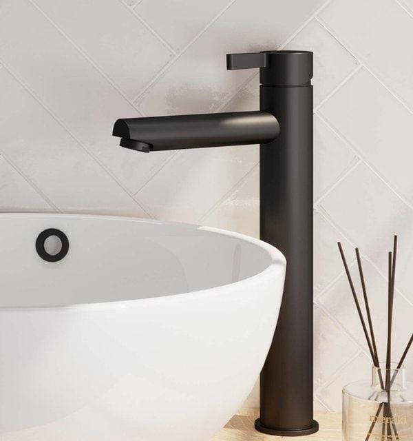 Brauer Black Edition wastafelkraan verhoogd - hendel 2 -, Doe-het-zelf en Verbouw, Sanitair, Kraan, Nieuw, Ophalen of Verzenden