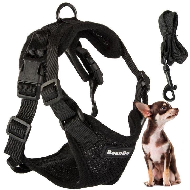 Bean Do Drukvrij Hondentuigje Met Riem - Anti Trek Tuig -, Dieren en Toebehoren, Overige Dieren-accessoires, Ophalen of Verzenden
