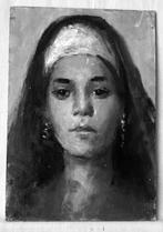 Italiaanse school (XX) - Ritratto di donna