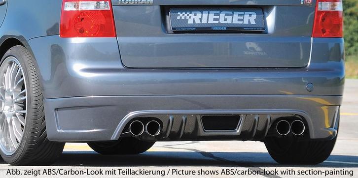 Rieger achteraanzetstuk | Touran (1T): 03.03-10.06 (tot Face, Auto-onderdelen, Carrosserie en Plaatwerk, Nieuw, Volkswagen, Verzenden